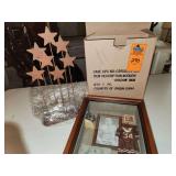 Football shadow box and other decor