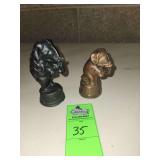 Vintage cast iron elephant banks