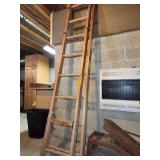 16' wood extension ladder
