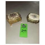 Vintage jewelry boxes, made in Japan