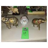 Elephant decor and candy dish