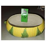 Ceramic corn dish