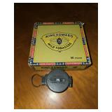 King Edward cigar box and lensatic compass