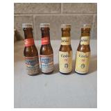 Vintage Budweiser and Coors S&P shakers