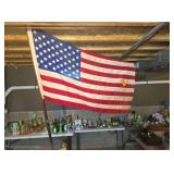 Large American flag