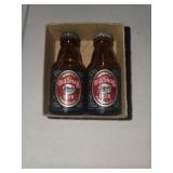 vintage 1950s Old Shay Beer miniature salt and pepper shakers