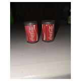 Vintage coca-cola S&P shakers