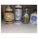 Set of 4 steins