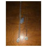 Religious necklaces and keychain