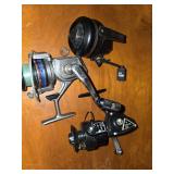 Various fishing reels