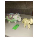 Elephant coin banks