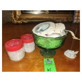 Sand dollars, sea shells, beach sand