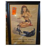 Vintage PA Refining company wall art