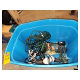 Outdoor lighting, timers, extension cords