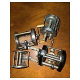 Various fishing reels