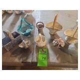 Ceramic mini baskets