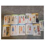 Vintage women's sewing patterns