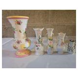Miscellaneous floral vases