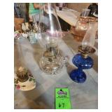 Vintage mini oil lamps