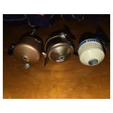 Various fishing reels