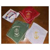 United States Navy WWII era 'sweetheart' handkerchiefs
