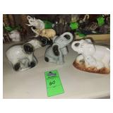 Hand crafted elephant figurines