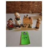 Ceramic figurines, made in Japan