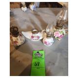 Vintage mini oil lamps