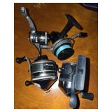 Various Zebco reels