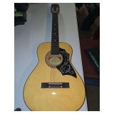 vintage Global Spanish Hummingbird acoustic guitar, likely manufactured in the 1960s or 1970s.