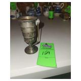 Vintage Silver Napier Pat. Pend. Measuring cup. Tarnished