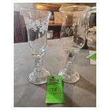 Vintage candle holders