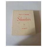 vintage Pachmayr Gun Works 'Shooters' salt and pepper shaker set from Los Angeles, California.