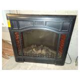 Electric fireplace, approximately 3' x 3'