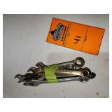 combination and open-end wrenches