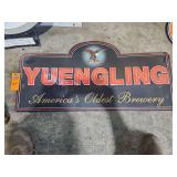 Yuengling metal sign about 35in x 18in