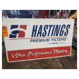 Metal Hastings sign about 30in x 17in