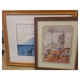 Framed wall art