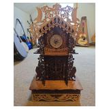 1 of a kind hand-made wooden clock
