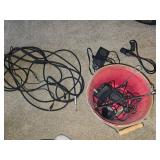 Miscellaneous guitar cords and adapter