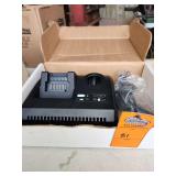 Snap on battery charger