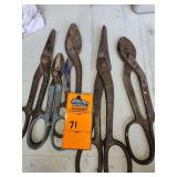 Forged steel tin snips