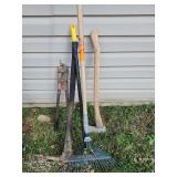 Bolt cutters pick axe rake