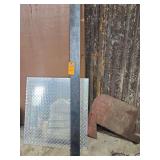 Diamond plate and scrap metal