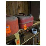 Plastic boat fuel tank