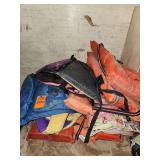 Assorted life vests