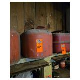 Metal boat fuel tank