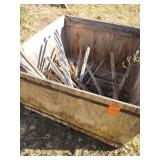 Wood box of wood stakes
