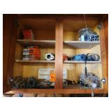 Contents of cabinet Cabinet listed separately