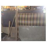 Miscellaneous wood/camper cushion/camper door etc